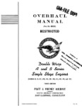 Pratt & Whitney Aircraft Double Wasp A & B Series Overhaul Manual (part# 49656)