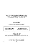 Pratt & Whitney Aircraft PT6A Turboprop Engine Maintenance Manual (part# 3008102)