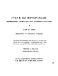 Pratt & Whitney Aircraft PT6A-6 Turboprop Engine Operating Instructions (part# 3008101)