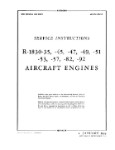 Pratt & Whitney Aircraft R-1830 Series Service Instructions (part# 02-10CC-2)