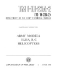 Hiller Helicopters H-23A, B & HTE-1, 2 1953 Maintenance Instructions (part# HIH23A,B-53-M-C)