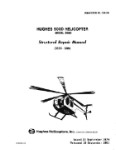 Hughes Helicopters 500D Helicopter Model 369D Structural Repair Manual (part# CSP-D-6)