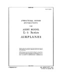 Aeronca L-3 Series 1943 Structural Repair Instructions (part# 01-145-3)