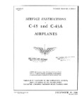 Beech C-45 & C-45A Maintenance Instructions (part# 01-90CB-2)