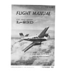 Beech L-23D Series Flight Handbook (part# 1L-23D-1)