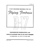 Boeing B-17 Flying Fortress 1944 Pilot Training (part# 25M-10-44)