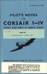 Corsair I, II, III, IV Pilot's Notes (part# AP 2315A,B,C,D PN)