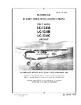 Cessna LC-126A, B, C 1951 Flight Operating Instructions (part# AN 01-125CAA-1)