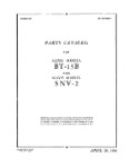 Consolidated BT-13B 1944 Parts Catalog (part# 01-50BD-4)