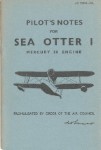 Sea Otter I Pilot's Notes (part# AP 2209A PN)