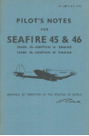 Seafire 45, 46 Pilot's Notes (part# AP 2280F,G PN)