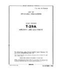 Consolidated T-29A USAF Series 1952 List Applicable Publications (part# 01-5TAA-01)