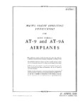 Curtiss-Wright AT-9 & AT-9A 1944 Pilot's Flight Operating Instructions (part# 01-25K-1)