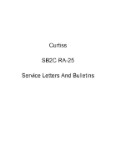 Curtiss-Wright SB2C, RA-25A 1943-1945 Service Letters & Bulletins (part# CWSB2C,RA25-43-SLB-C)