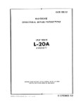 DeHavilland L-20A Beaver 1952 Structural Repair (part# 01-150LA-3)