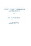 DeHavilland Mosquito FB6 Flight Manual (part# DEMOSQUITO-F-C)