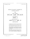 Fairchild UC-61, 61A Army 1943 Pilot's Flight Operating Instructions (part# 01-115CA-1)