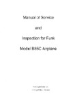 Funk B85C Airplane Inspection & Maintenance Manual (part# FUB85C-INSP-C)