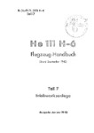German He 111 H-6 FlugzeuHandbuch Flight Handbook (part# G1HE111H-6-C)
