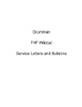 Grumman F4F, F6F Wildcat Service Letters, Bulletins (part# GRF4F,F6F-SLB-C)
