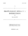 Grumman J2F-6 Duck 1943 Flight Operating Instructions (part# 01-220QA-1)