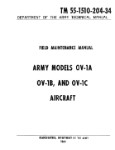 Grumman OV-1A 1964 Field Maintenance Manual (part# 55-1510-204-34)