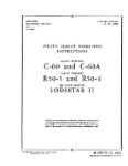 Lockheed C-60, C-60A Lodestar Flight Instructions (part# 01-75CE-1)