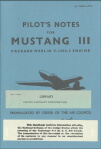 Mustang III Pilot's Notes (part# AP 2025G PN)