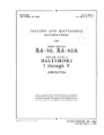 Martin RA-30, 30A 1943 Erection & Maintenance Instructions (part# 01-35AA-2)