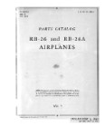 Martin RB-26, 26A 1942 Parts Catalog (part# 01-35EA-4)