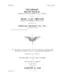 McDonnell Douglas A-20C 1942 Preliminary Repair Manual (part# 01-40AD-3)