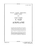 McDonnell Douglas C-53D Army 1943 Pilot's Flight Operating Instructions (part# 01-40NP-1)