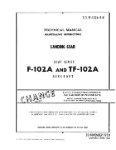 McDonnell Douglas F-102A & TF-102A 1958 Maintenance Manual (part# 1F-102A-2-8)