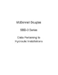 McDonnell Douglas SBD-3 Series Data Pertaining to Hydraulic Installations (part# MCSBD3-D-C)