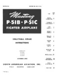 North American P-51B & P-51C 1943 Structural Repair Instructions (part# NA-5742)