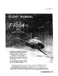 North American F-100A, C, D, F 1967 Flight Manual (part# 1F-100A-1-1)