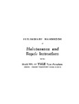 North American NA-64 Yale Maintenance Manual (part# NA64-M-C)