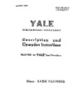 North American NA-64 Yale Operation & Description (part# NA64-OP-C)