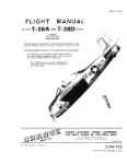 North American T-28A & T-28D 1958 Flight Manual (part# 1T-28A-1)