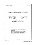North American AT-6D, SNJ-5, SNJ-6 1945 Parts Catalog (part# AN 01-60FF-4 / TO 1T-6D-4)
