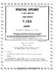 Northrop Aircraft Inc. T-38A 1987 Operational Supplement Flight Manual (part# 1T-38A-1S-153)