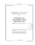 Aeroproducts Propeller Models A542-B1, B2 Instructions With Parts Catalog (part# 03-20EB-1)