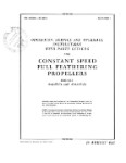 Aeroproducts Propeller Models A542F-C1, AL542F-C1 Operation, Service, Overhaul with Parts Catalog (part# 03-20EF-1)