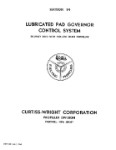 Curtiss-Wright Lubricated Pad Governor  1942 Operation, Installation, Maintenance (part# CWLUBRICATEDPAD-42-C)