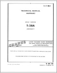 North American Aviation T-28A Maintenance Manual (part# 1T-28A-2)
