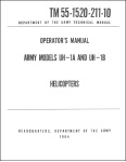 Bell UH-1A, UH-1B Operator's Manual (part# TM 55-1520-211-10)