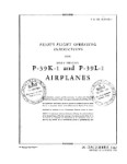 Bell P-39K-1 & P-39L-1 1944 Flight Manual (part# 01-110FG-1)