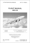 Mikoyan-Gurevich MiG-29 Flight Manual (part# GAF 1F-MIG29-1)